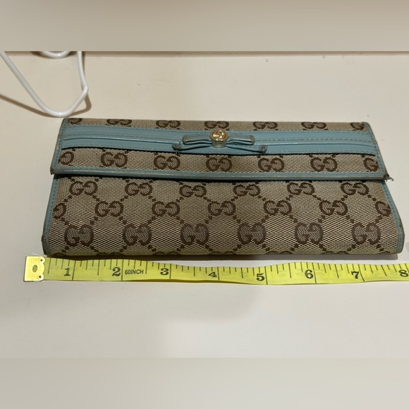 Gucci Mono Bow Continental Wallet - Picture 10 of 11